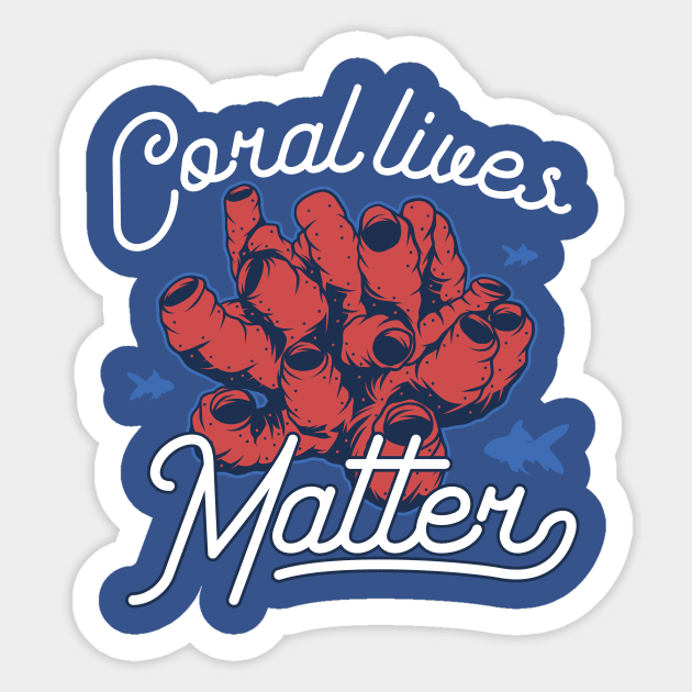 Coral reef Sticker by animericans